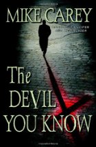 Man with a long shadow that looks like a cross.