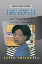 Black woman in a kitchen.