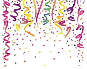 Image of confetti