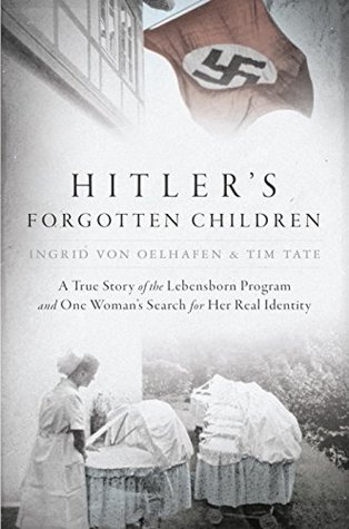 Image of a digital book cover. A black-and-white photo shows a woman in a nurse's outfit next to two bassinets. A colorized Nazi flag flies above them.